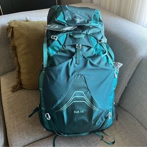 Osprey Eja 58 liter backpack teal small